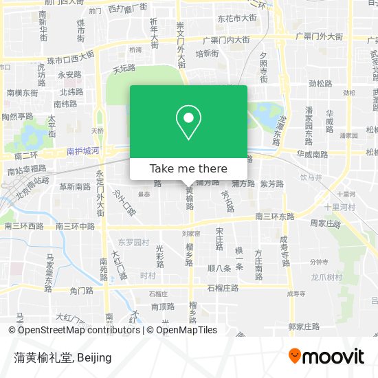 蒲黄榆礼堂 map