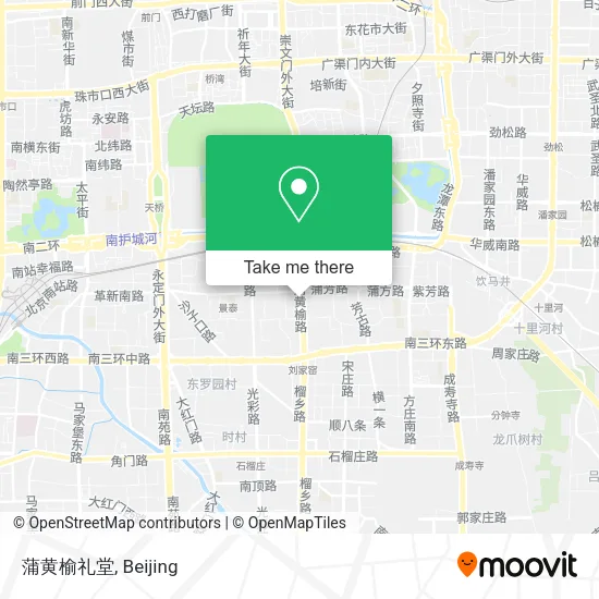 蒲黄榆礼堂 map