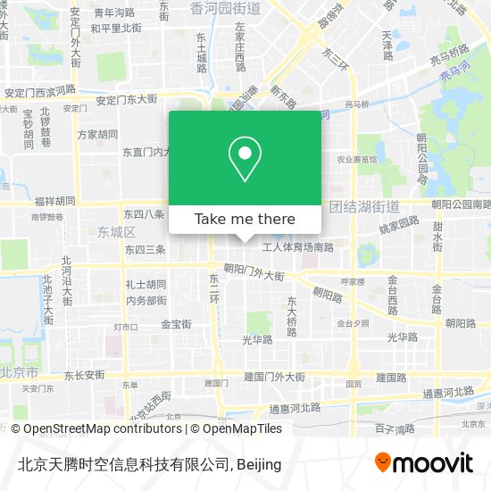 北京天腾时空信息科技有限公司 map