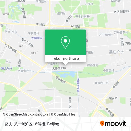 富力·又一城C区18号楼 map