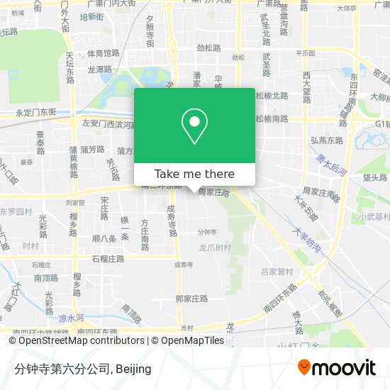 分钟寺第六分公司 map