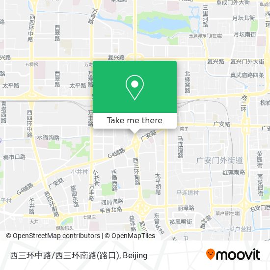 西三环中路/西三环南路(路口) map