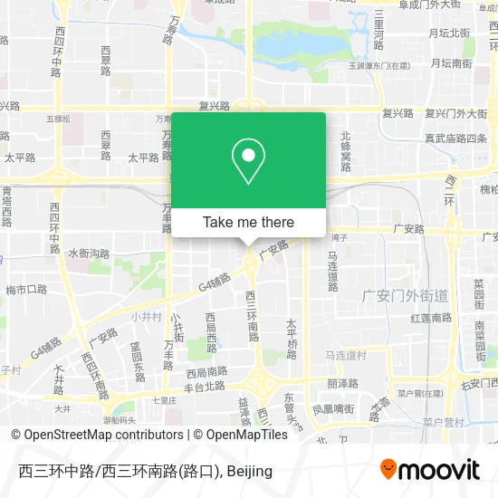 西三环中路/西三环南路(路口) map