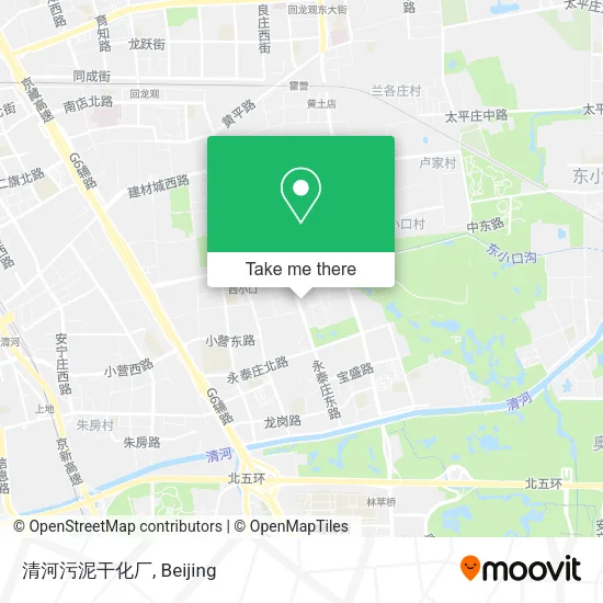 清河污泥干化厂 map