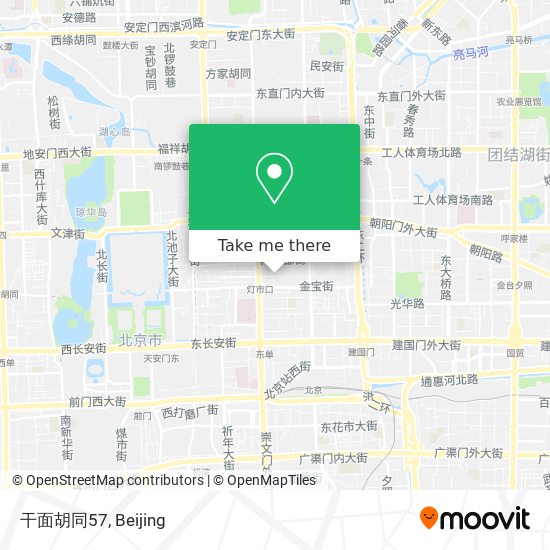 干面胡同57 map
