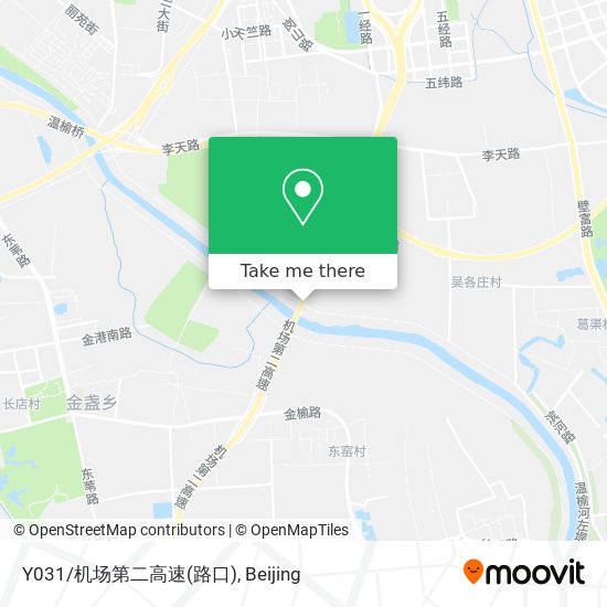 Y031/机场第二高速(路口) map