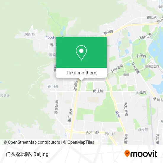 门头馨园路 map