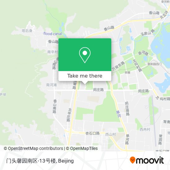 门头馨园南区-13号楼 map