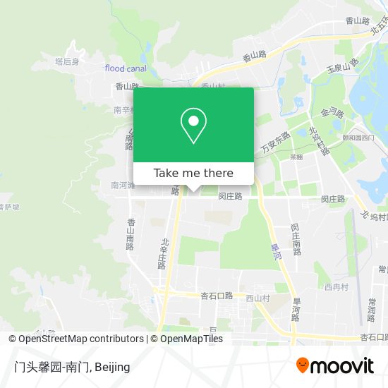 门头馨园-南门 map