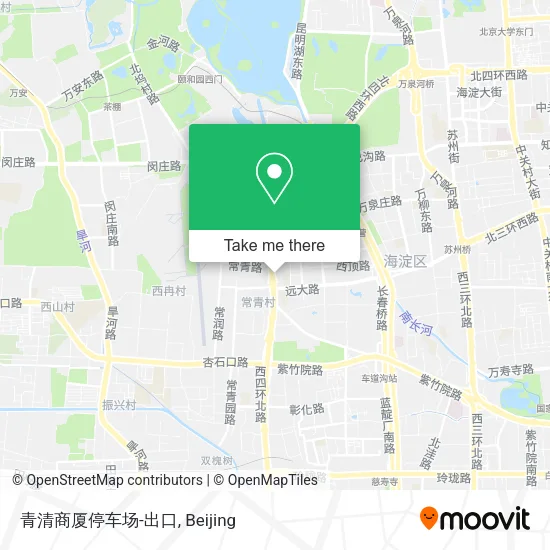 青清商厦停车场-出口 map