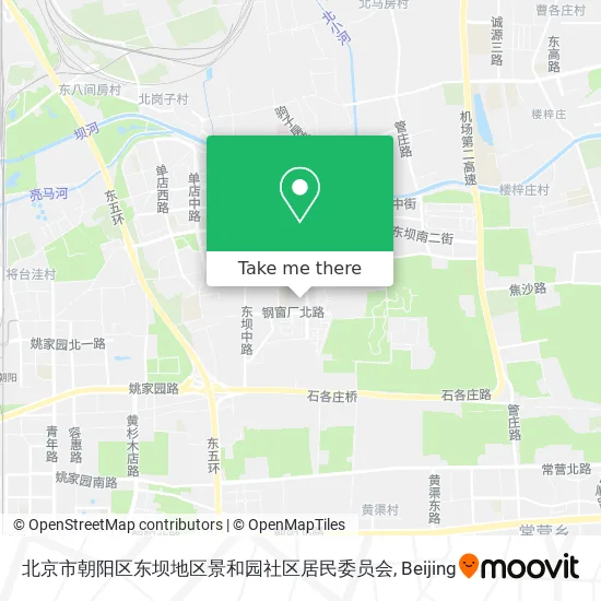 北京市朝阳区东坝地区景和园社区居民委员会 map