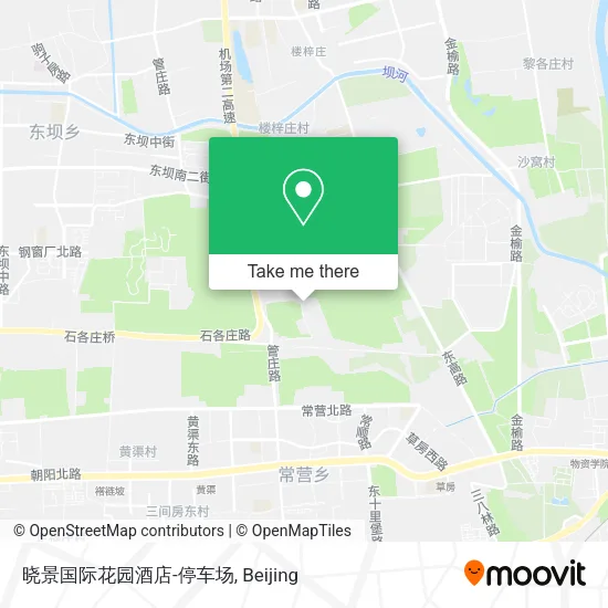 晓景国际花园酒店-停车场 map