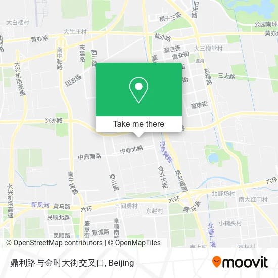 鼎利路与金时大街交叉口 map