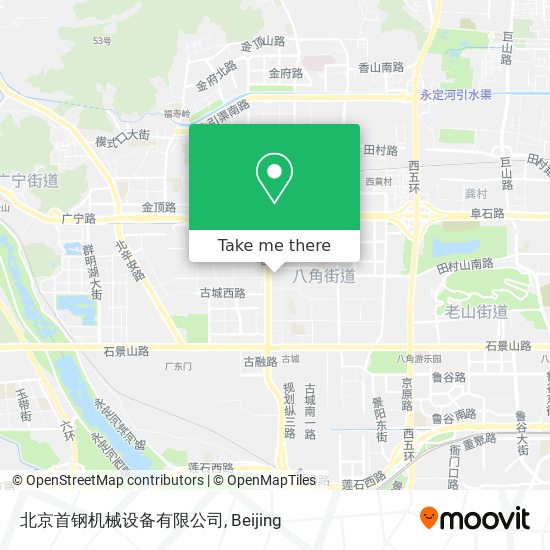 北京首钢机械设备有限公司 map