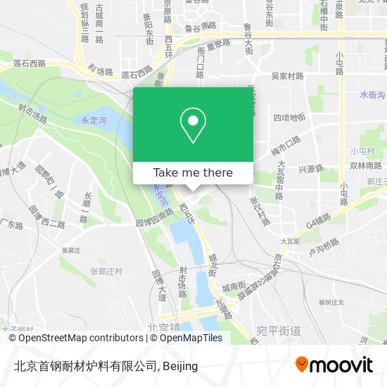 北京首钢耐材炉料有限公司 map