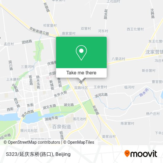 S323/延庆东桥(路口) map