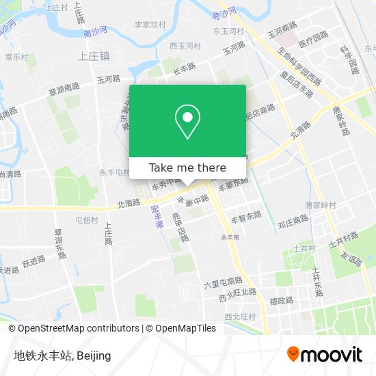 地铁永丰站 map