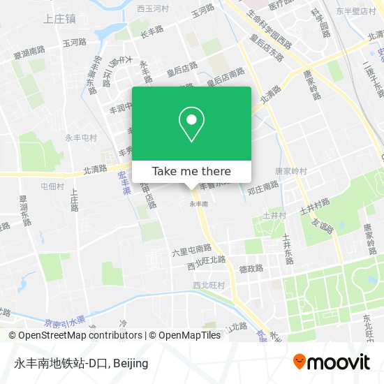 永丰南地铁站-D口 map