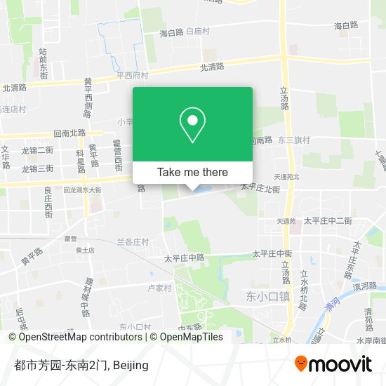 都市芳园-东南2门 map
