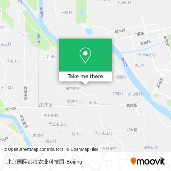 北京国际都市农业科技园 map
