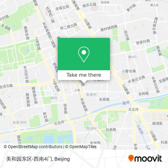 美和园东区-西南4门 map