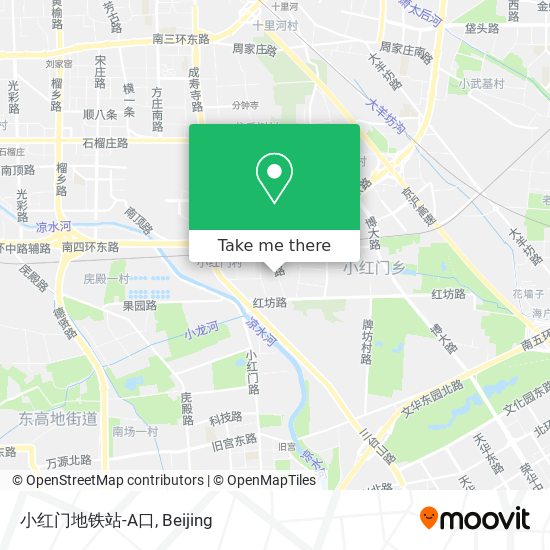 小红门地铁站-A口 map