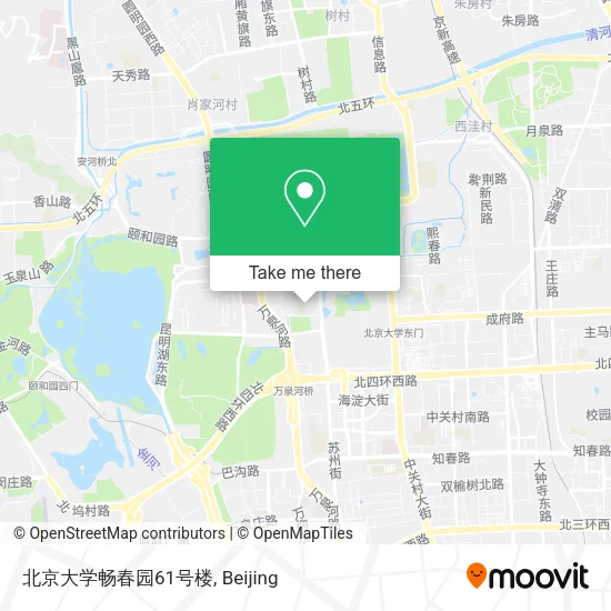北京大学畅春园61号楼 map
