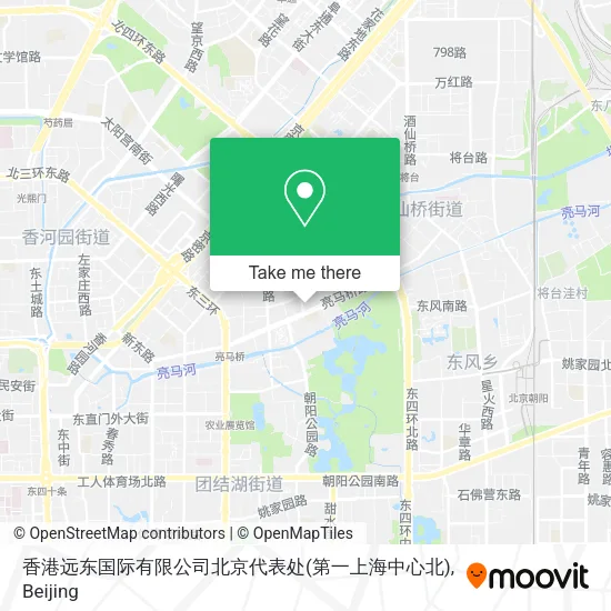 香港远东国际有限公司北京代表处(第一上海中心北) map