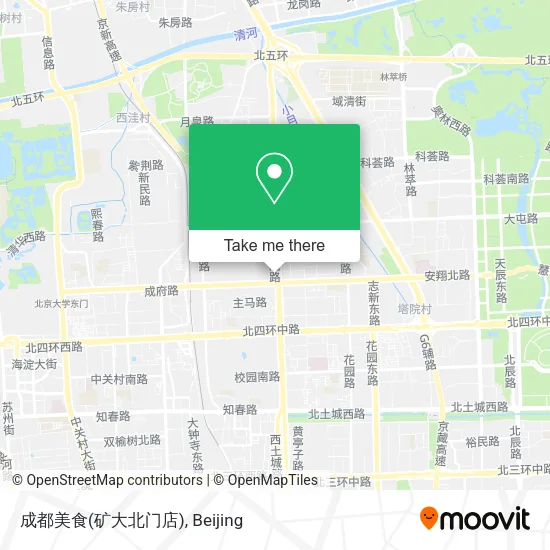 成都美食(矿大北门店) map
