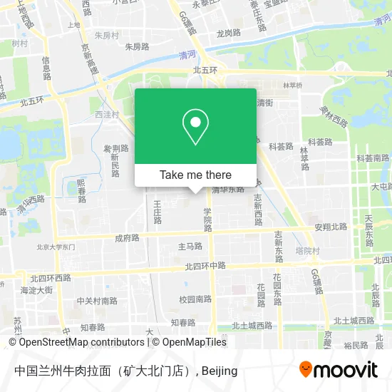 中国兰州牛肉拉面（矿大北门店） map