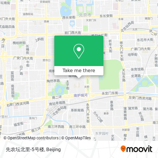 先农坛北里-5号楼 map