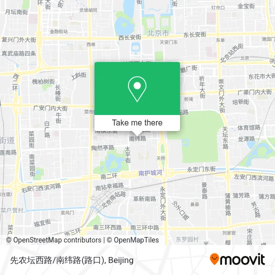先农坛西路/南纬路(路口) map