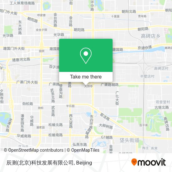 辰测(北京)科技发展有限公司 map
