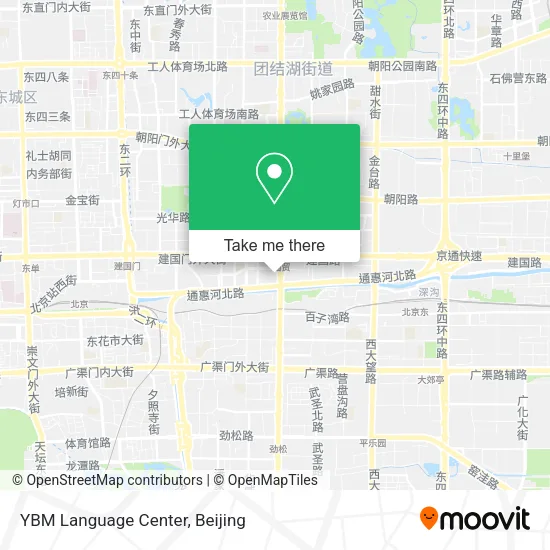 YBM Language Center map