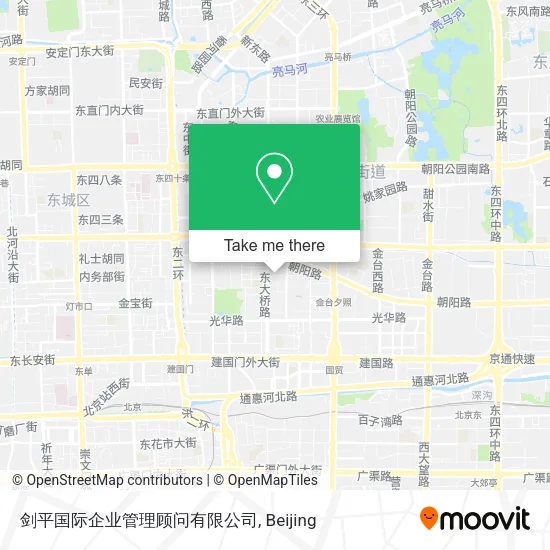 剑平国际企业管理顾问有限公司 map