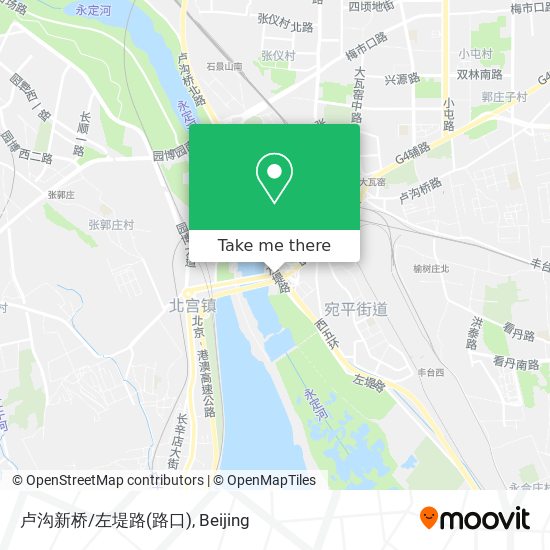 卢沟新桥/左堤路(路口) map