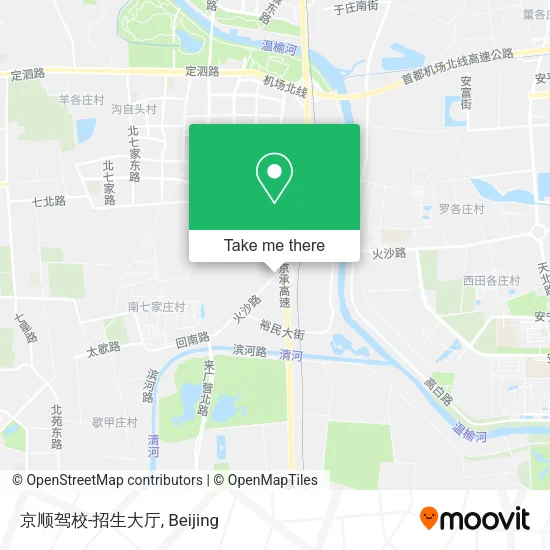 京顺驾校-招生大厅 map