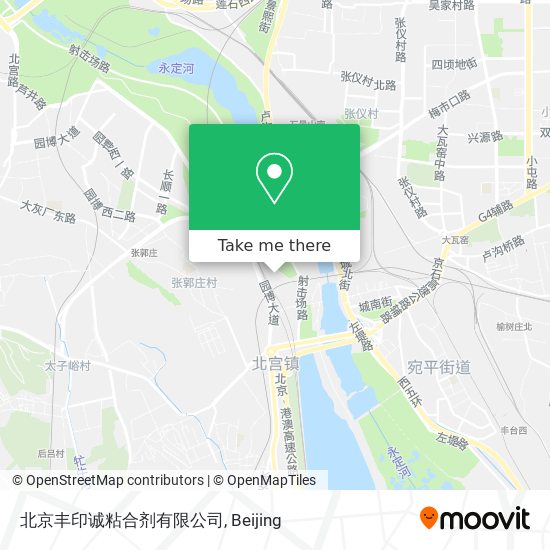北京丰印诚粘合剂有限公司 map
