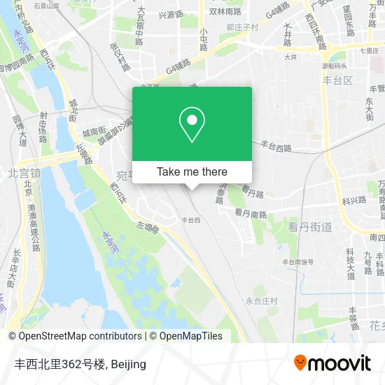 丰西北里362号楼 map