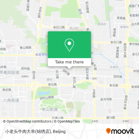 小老头牛肉大串(锦绣店) map