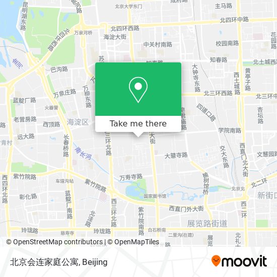 北京会连家庭公寓 map