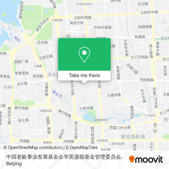 中国老龄事业发展基金会华英援助基金管理委员会 map