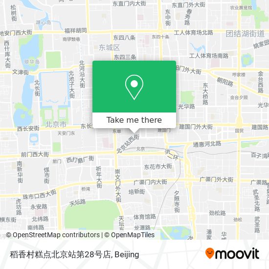稻香村糕点北京站第28号店 map