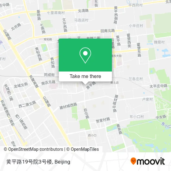 黄平路19号院3号楼 map