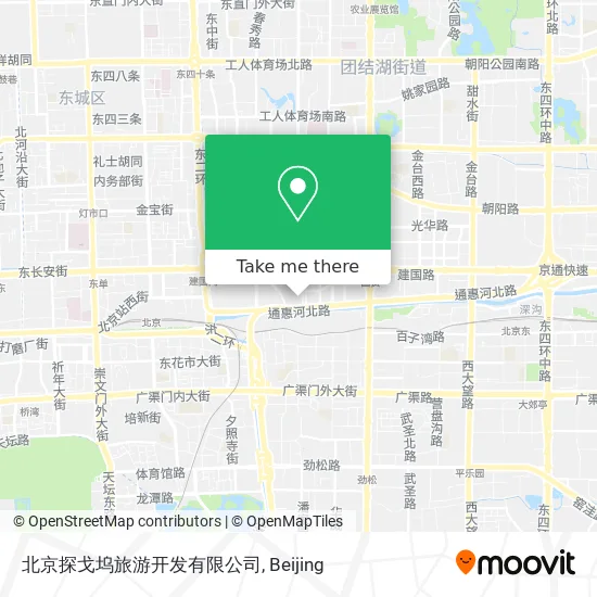北京探戈坞旅游开发有限公司 map