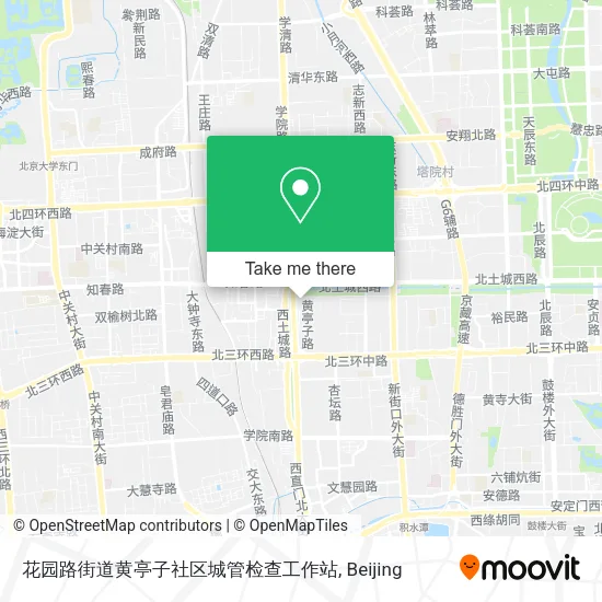 花园路街道黄亭子社区城管检查工作站 map