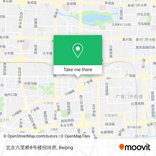北京六里桥8号楼招待所 map