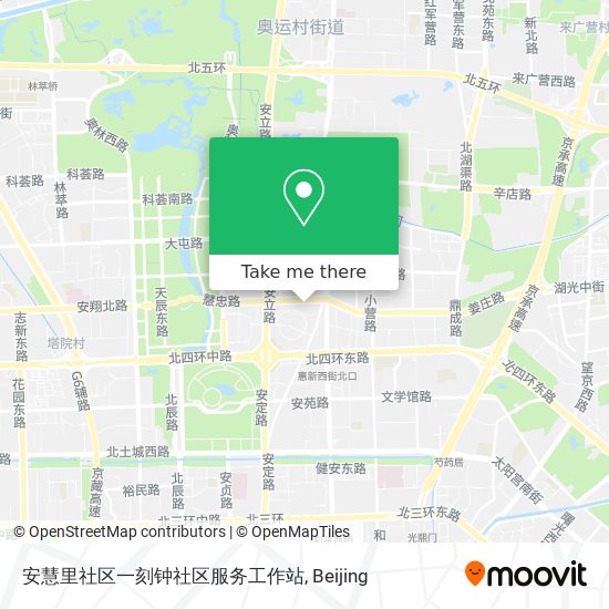 安慧里社区一刻钟社区服务工作站 map
