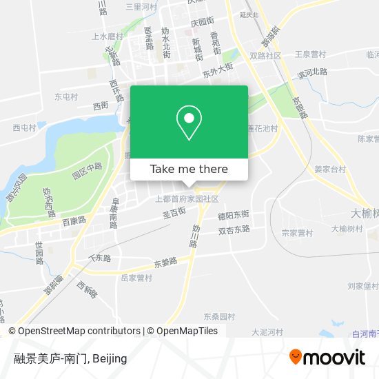 融景美庐-南门 map