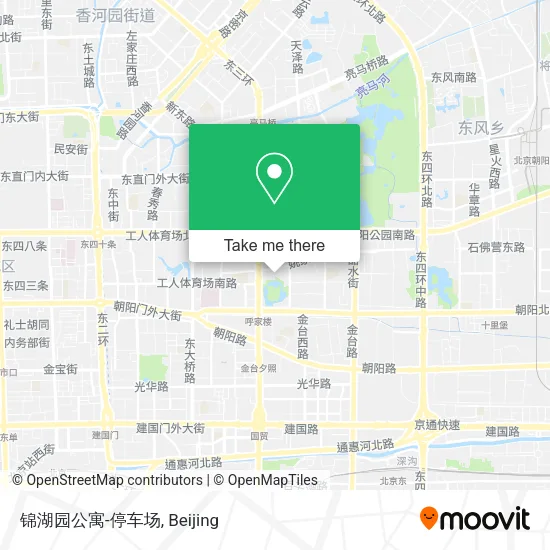 锦湖园公寓-停车场 map